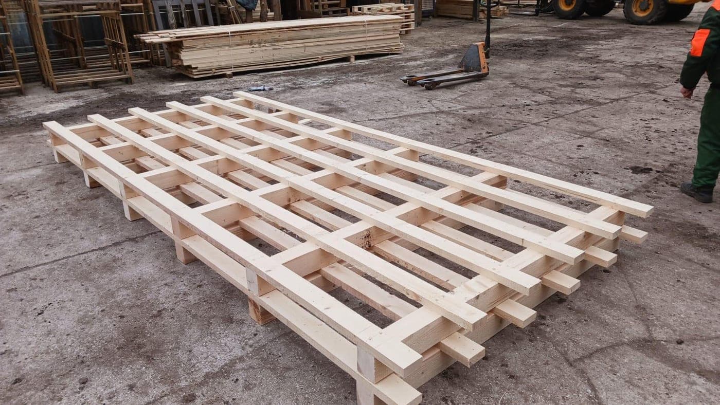 Pallet for sheet metal 200 × 450 cm, 3,000 kg