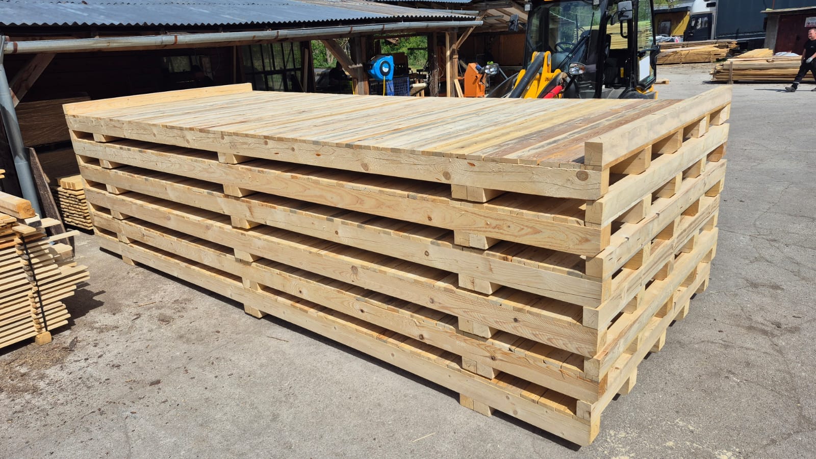 Long non-standard pallets made to measure